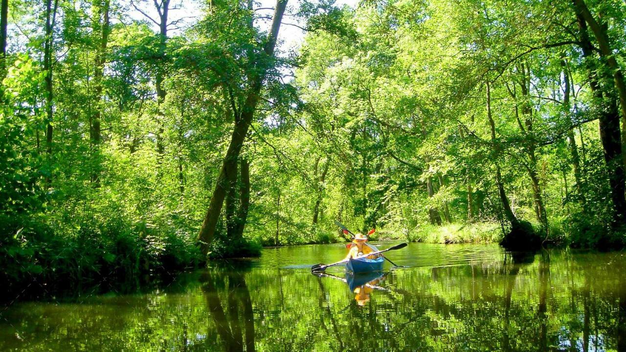 Janischs Fewo Im Spreewald, Terrasse, Grosser Garten Und Blick Inklusive Unterspreewald Dış mekan fotoğraf