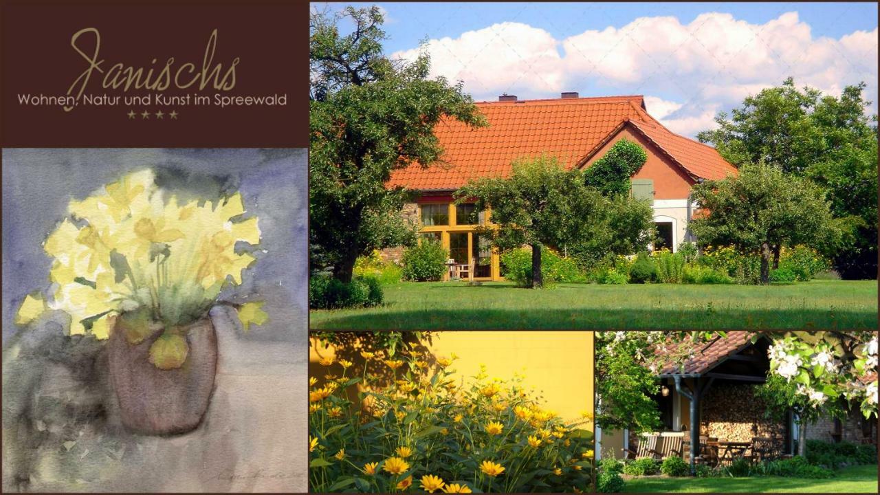 Janischs Fewo Im Spreewald, Terrasse, Grosser Garten Und Blick Inklusive Unterspreewald Dış mekan fotoğraf